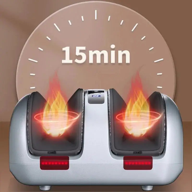 Leg Foot Massager Machine with Airbag Compression Deep Kneading Improve Foot Wellness Gray Fathers Day & Birthday Gifts for Mom