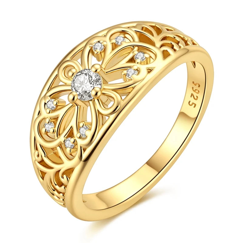 Mula Ring Sterling Silver Openwork