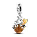 Sterling Silver Charm Bead Firefly