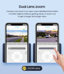 SHIWOJIA 4G SIM Solar Camera WIFI 6W Dual Lens 12X ZOOM