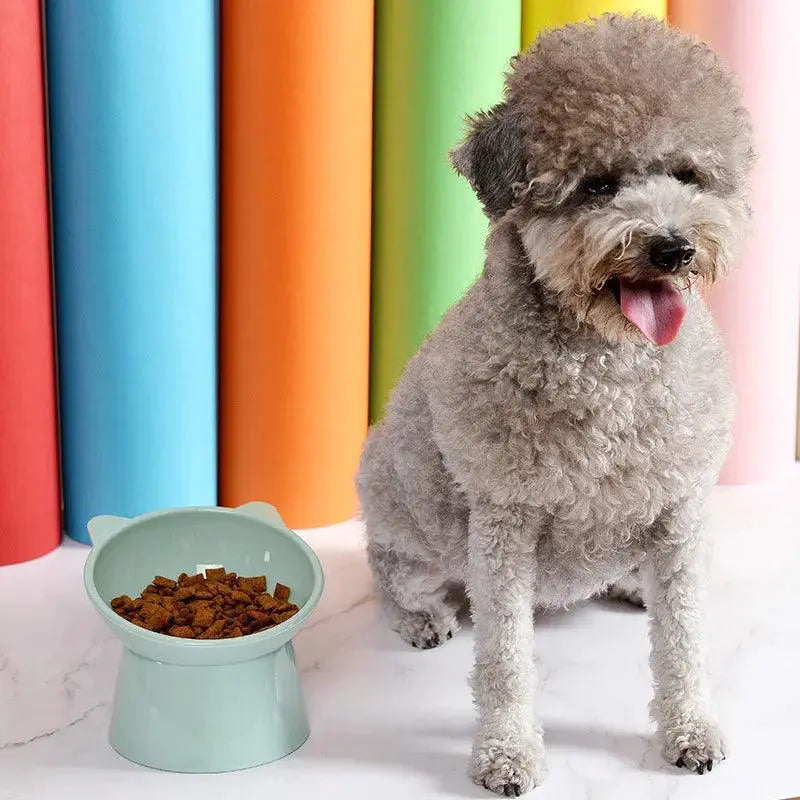 Pet Food Bowl With Neck Protector For Dogs And Cats