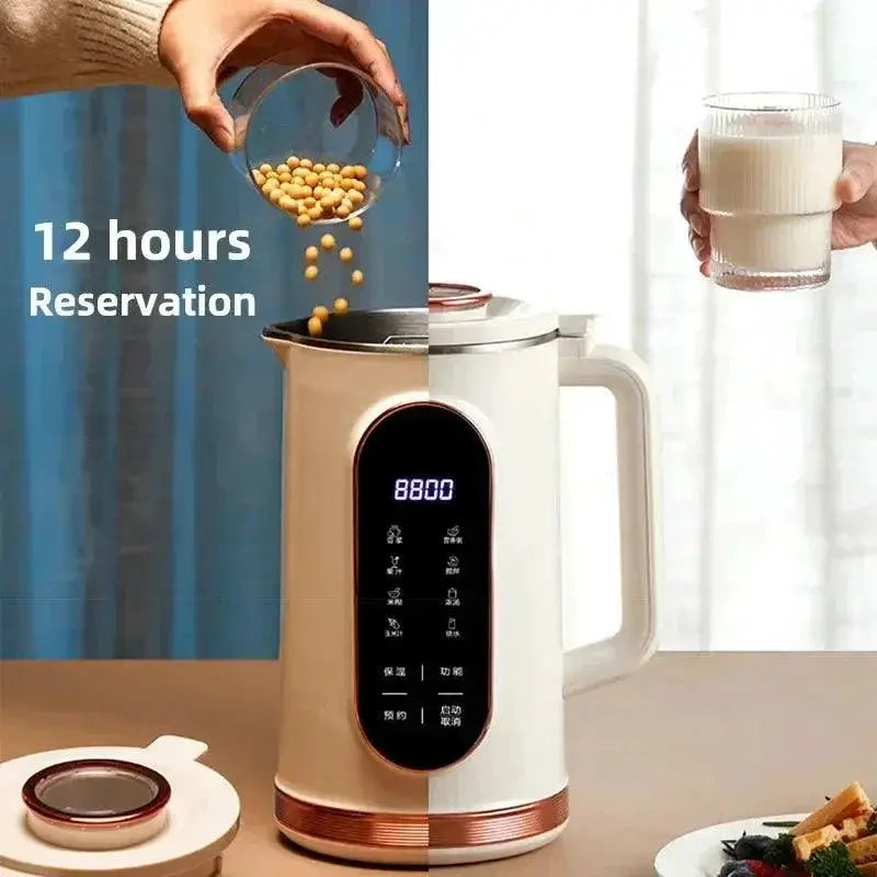 Electric Soy Milk Maker With 10 Leaf Blade 1500ml Juicer