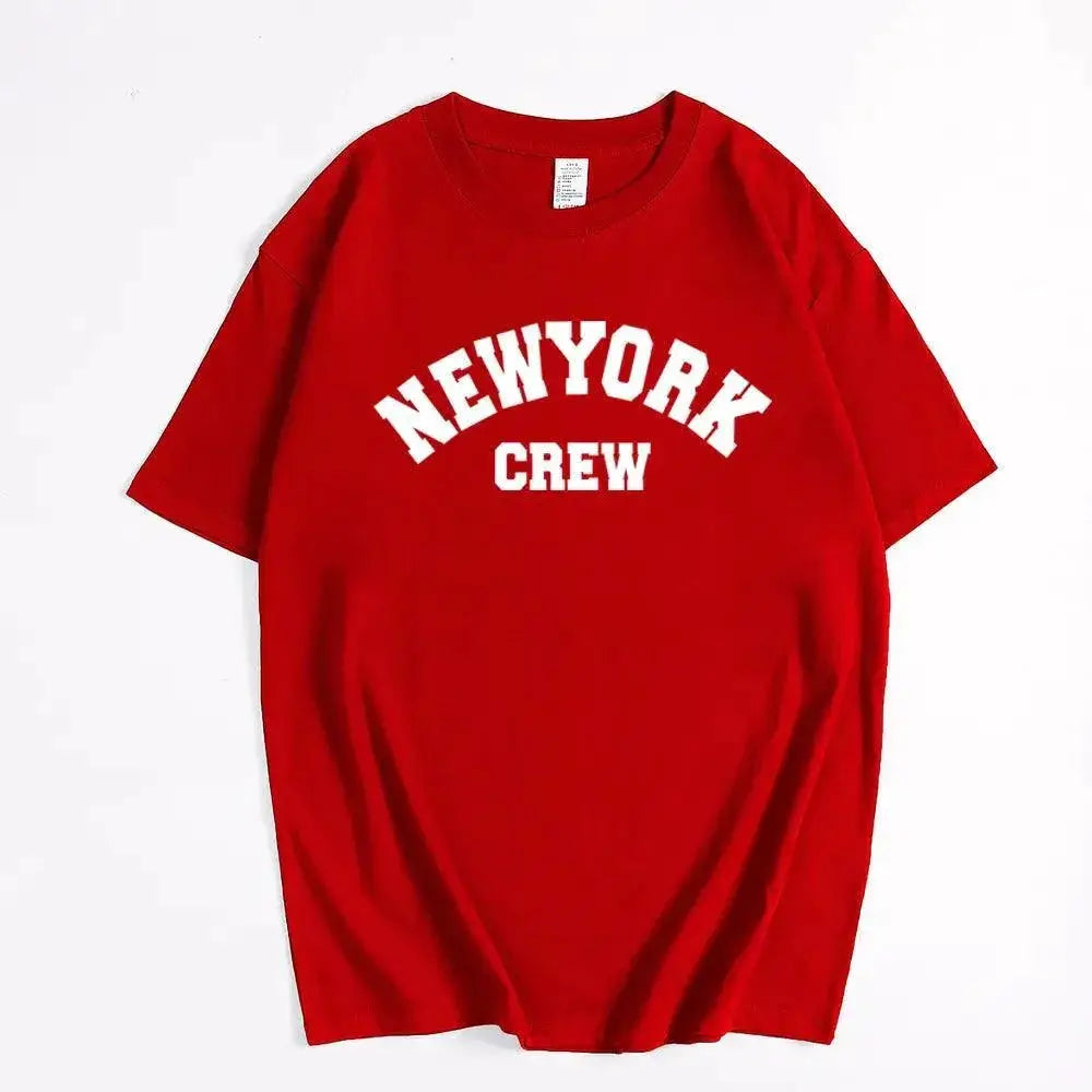 Oversized Bold Letter Graphic Womens Tee Trendy Summer Shirt