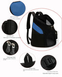 Portable Mesh Dog Backpack for Stylish Outdoor Adventures