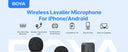 Boya Lavalier Mic for iPhone Live Audio
