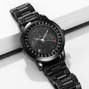 SKMEI Moon Phase Leather Wristwatch Stylish Timepiece Design