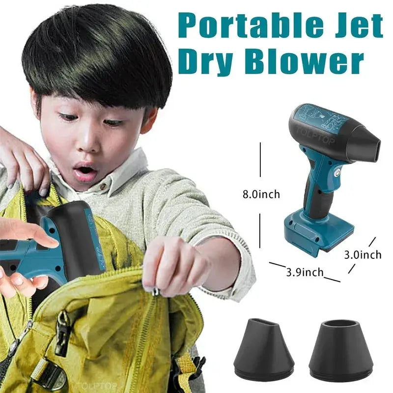 Portable Turbo Fan for Makita DeWalt Milwaukee Bosch Blower