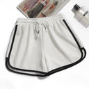 Yoga Shorts Women Breathable Mid Waist Loose Fit