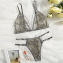 Lace Bralette Set: Elegant Backless Wireless Support Lingerie