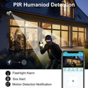 Smart Solar Security Camera for Home Use