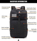 QT&QY 30/50L Tactical Backpacks Man Travel Survival Bag