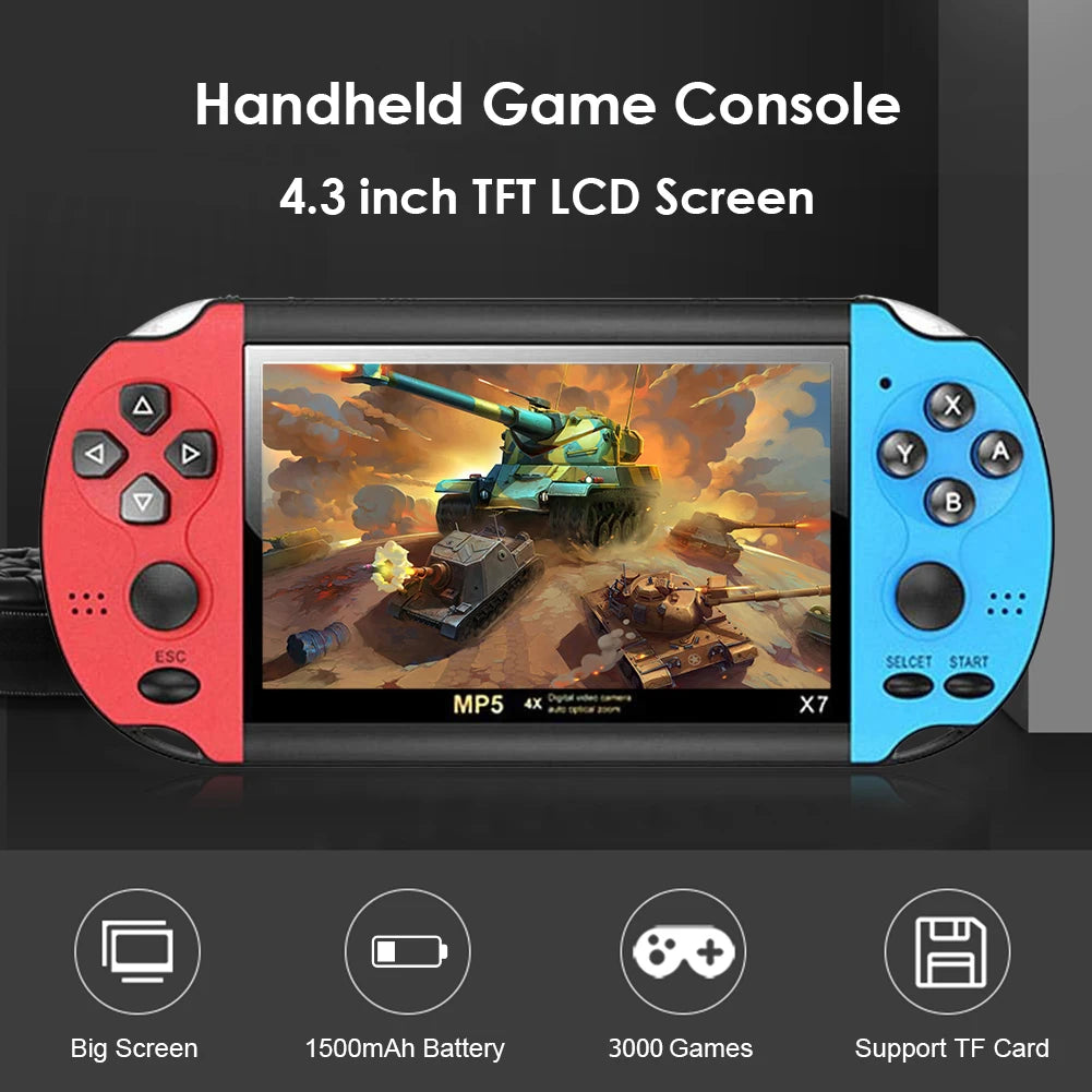 Rechargeable Portable Game Console