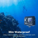 4K Action Camera For Outdoor Enthusiast Waterproof