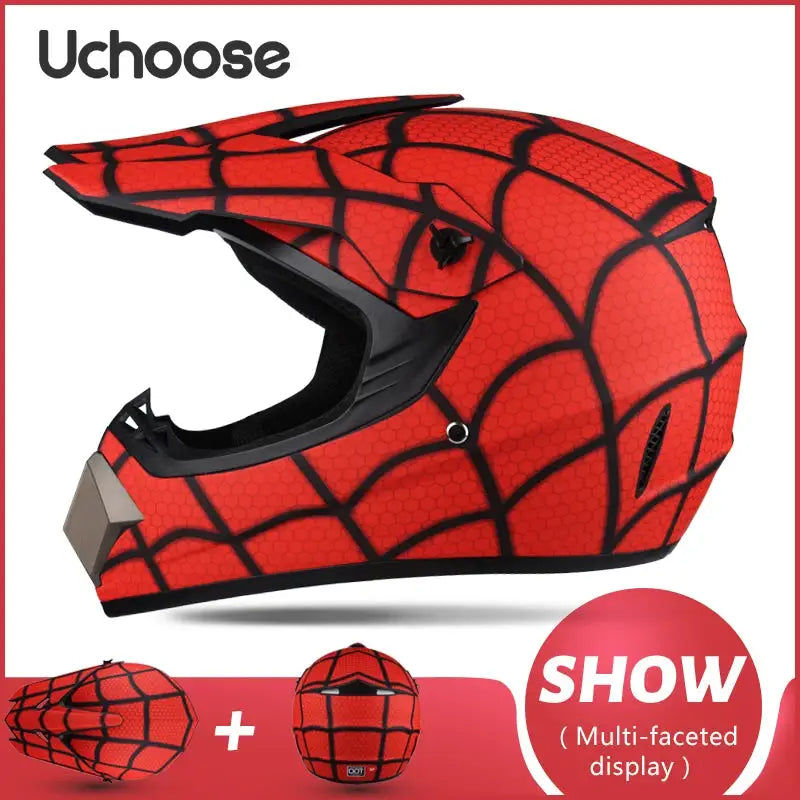 Kids Motocross Motorcycle Helmet — product view 11
