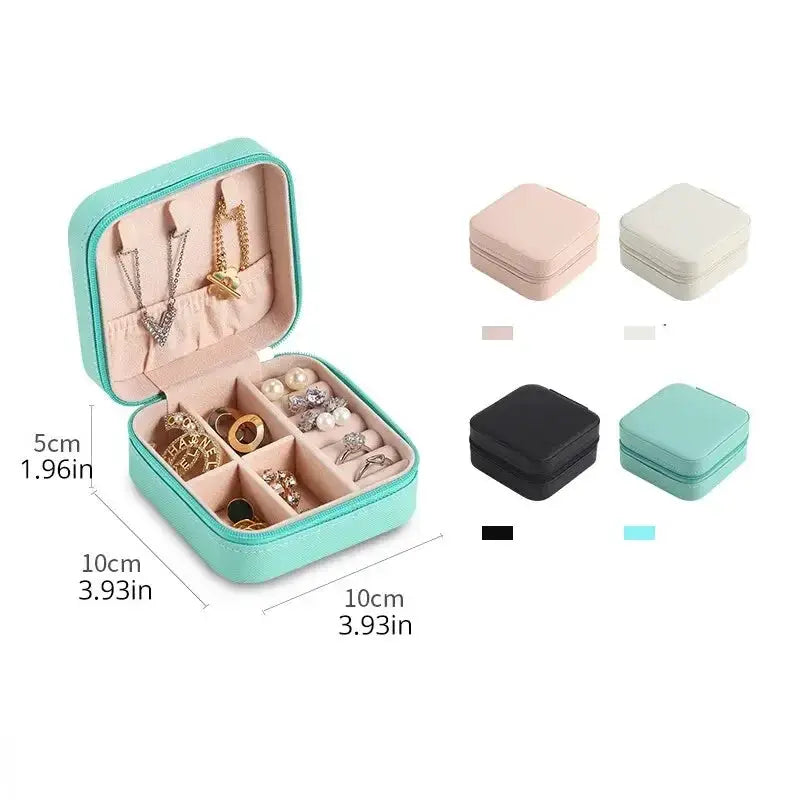 Mini Jewelry Storage Box Portable Travel Case for Women