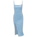 Hugcitar Velvet Maxi Dress Desk Date