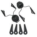 Hearing Protection Tactical Headset ARC Rail Adapters Set