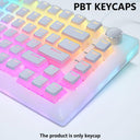 PBT Pudding Keycaps Set for Custom RGB Backlit Keyboards