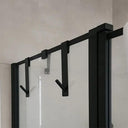 Stainless Steel Over Door Towel Rack Bathroom Storage Hooks