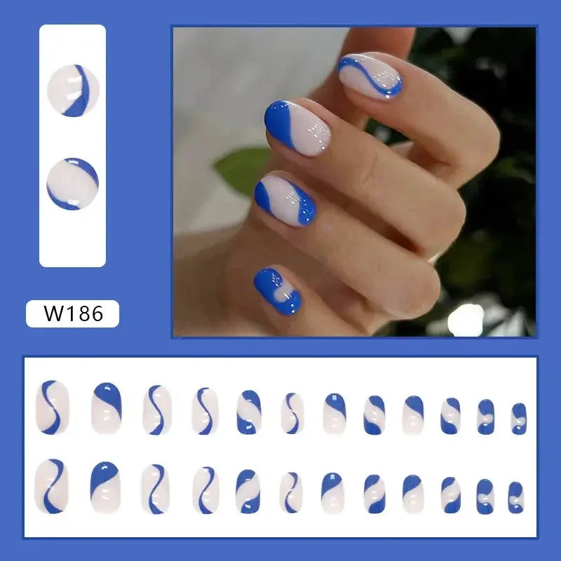 Reusable Floral Nail Tips for DIY Nails — product view 19