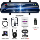 Dash Cam for Drivers 2K Front 1080P Rear