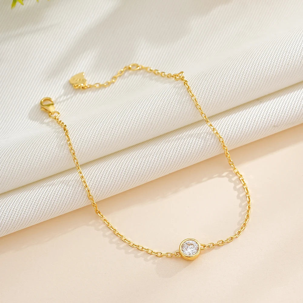 Moissanite Jewelry in Sterling Silver — product view 5