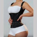 Fajas Colombians Girdles with Row Buckle and Zipper Waist Shaper