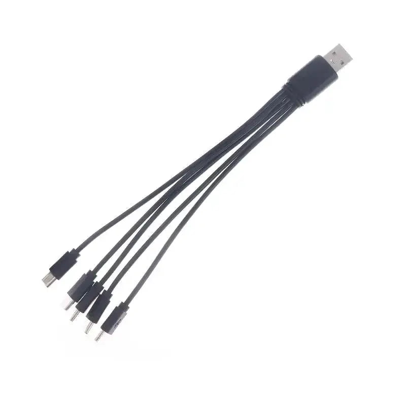 20cm USB To Type-c Splitter Adapter Cable 2/3/4/5 Port USB C Splitter Cable USB To Type C Multiple Charging Cable