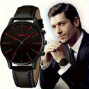 Deyros Watch Set - Quartz Premium Leather Strap