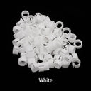 Birds Feet Ring Plastic Clip Rings for Avian Comfort 100pcs