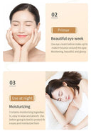 BIOAOUA Rice Whitening Eye Cream Moisturizing Anti Puffiness Dark Circles 20g