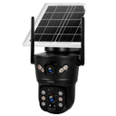Solar Outdoor Security Camera With 6MP Dual Lens PTZ