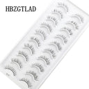 Glamorous Handmade 3D Mink Crisscross Eyelashes 10 Pairs