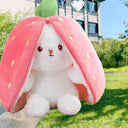 New  Cute Strawberry Rabbit Carrot Plush Doll Toys
