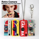 G6 Retro Mini Keychain Camera 1080P HD Recorder Auto Focus LCD