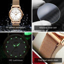 Opk Womens Stainless Steel Mesh Watch
