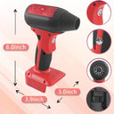 Portable 4-Speed Jet Blower for Makita Dewalt Milwaukee Bosch