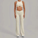 Yoga Set Women 2pc High Waist Crop Top Gym Ready