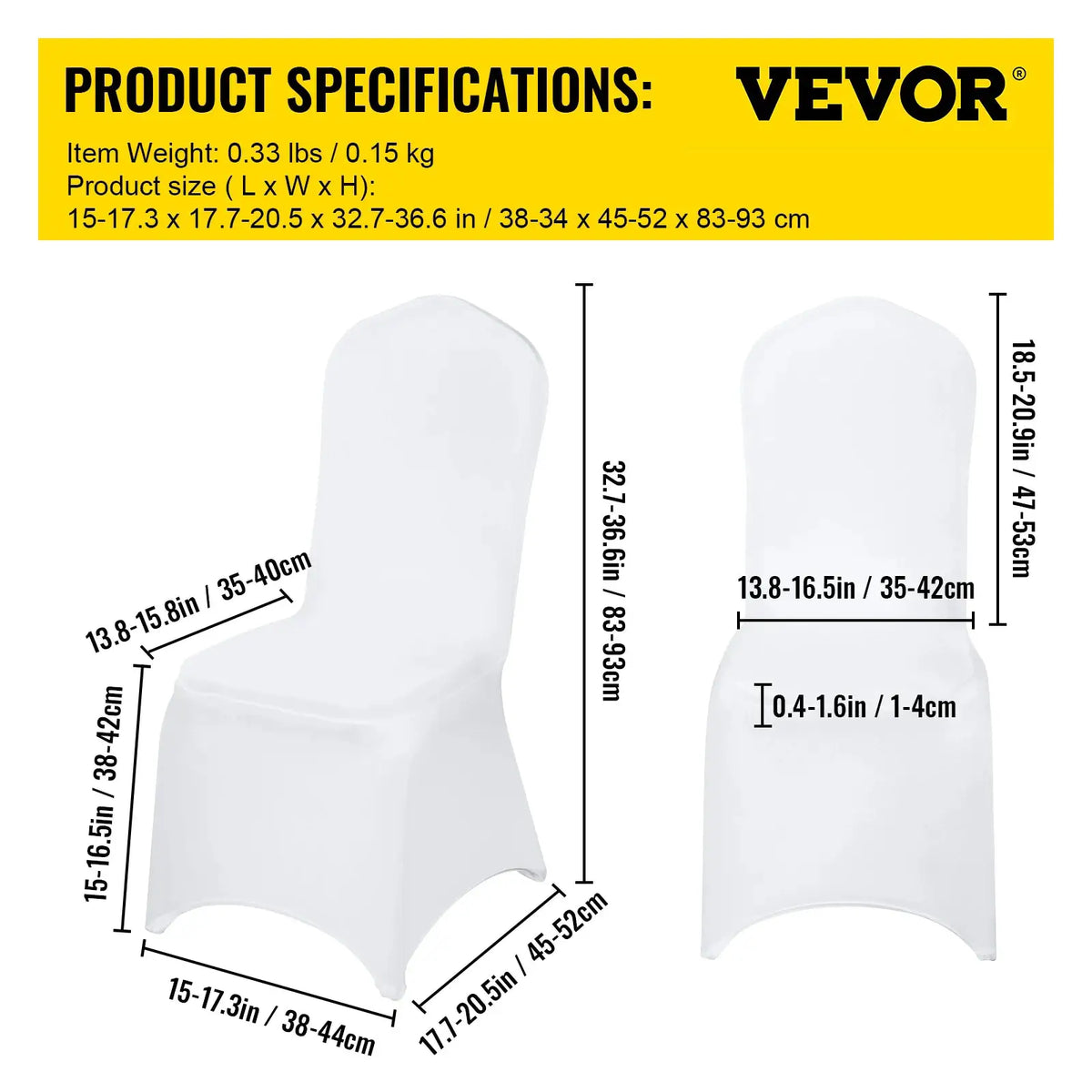 Stretch Spandex Banquet Chair Covers — product image 7