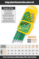 WYNNS Allen Wrench Set Hex Key 9pcs Tool for Repairs