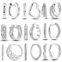 Charm Double Hoop Earrings
