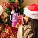 Meoky 40oz Tumbler Handle Straw Stainless Steel Cup Gift