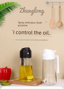 Glass Spray Oil Bottle Jar for Air Fryer Kitchen Use