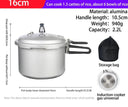 Pressure Cooker Compact Outdoor with Folding Handle 2.2L