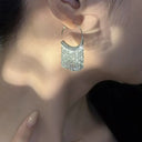 LAIMEIJINCN Fringe Drop Earrings For Women European Fashion Jewelry Copper Alloy