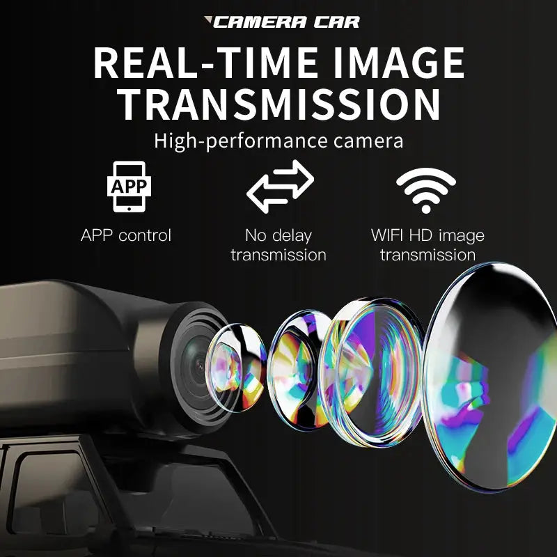 KF32 1:64 RC Mini Climbing Alloy Video Car With LED Light and HD Camera Radio Remote Control Vehicle Toy for Kids Best Gift