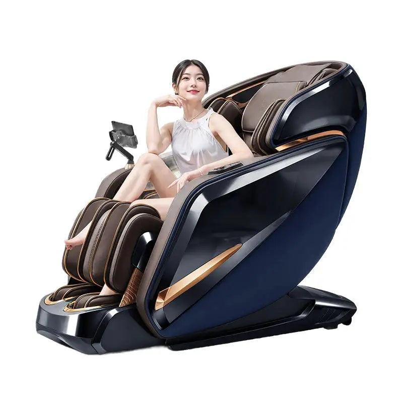 Coolfull Zero Gravity Mode Real Time Heart Rate Monitor Leg Angle Adjustment Calf Scraping Foot Massage Chair