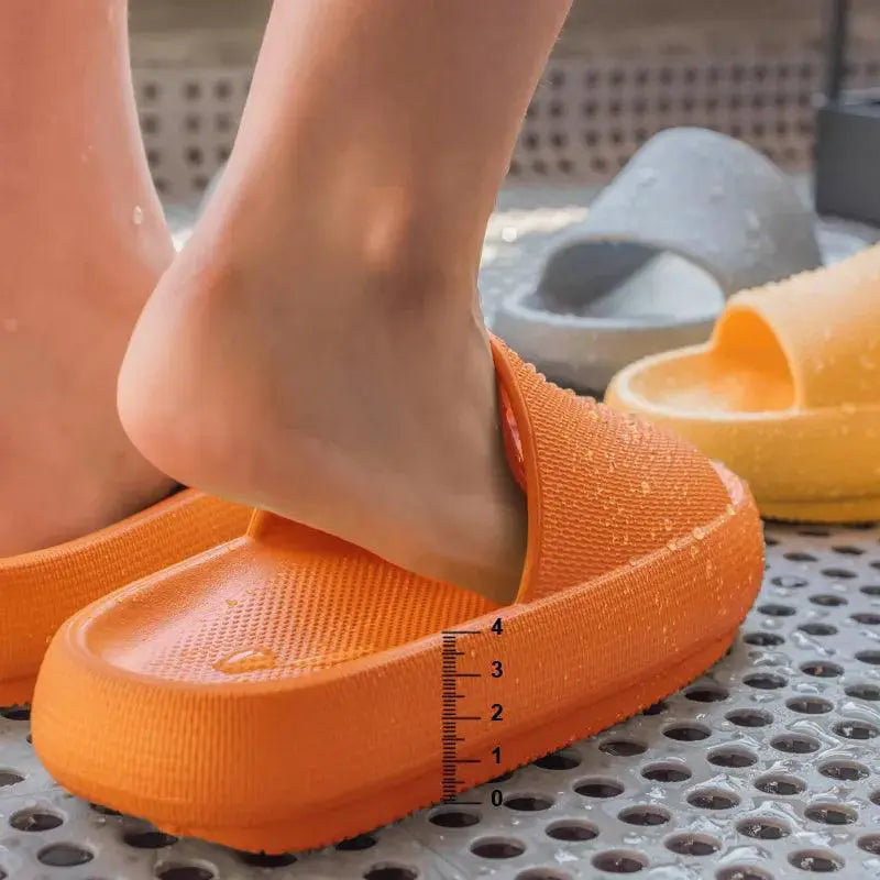 Rimocy Indoor Slides Platform Sandals For Women Comfort
