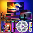 USB RGBIC Gaming Backlights For 55 To 65 TV With Camera Sync Immersive Ambience
