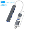 USB C Hub USB Splitter 8 in 2 USB Extender Dock Station